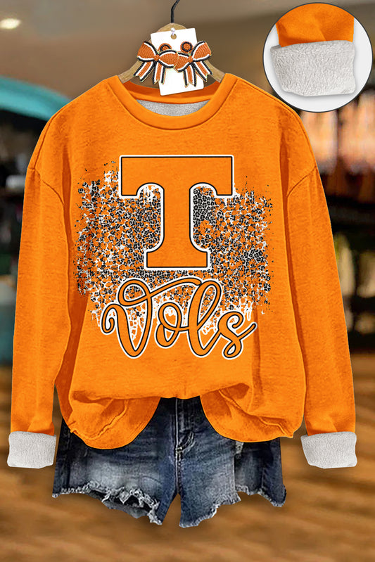 Tennessee Vols Print Thick Fleece Sweatshirt