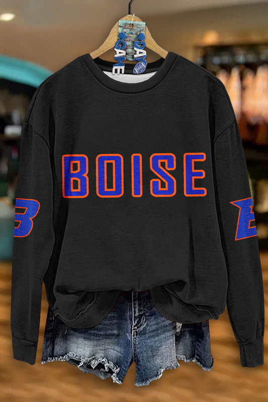 Boise State Broncos Game Day Football Sweatshirt