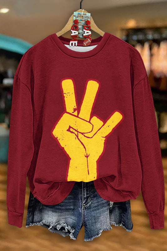 Arizona State University Football Print Sweatshirt