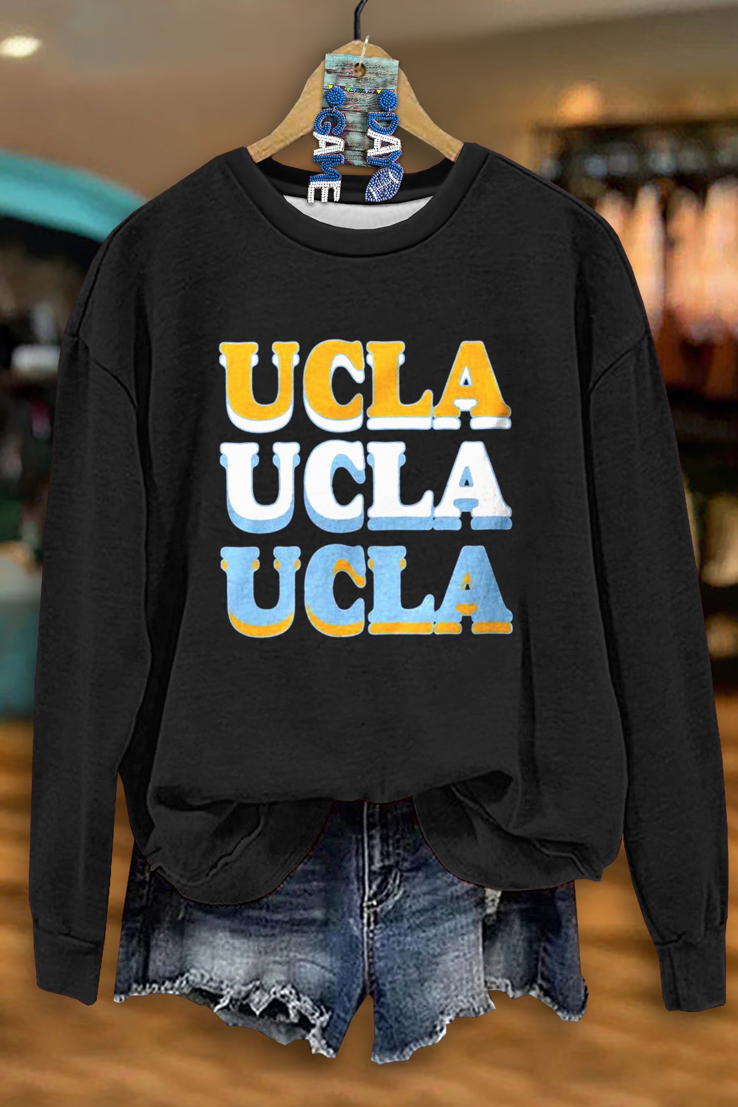 Game Day UCLA Print Sweatshirt