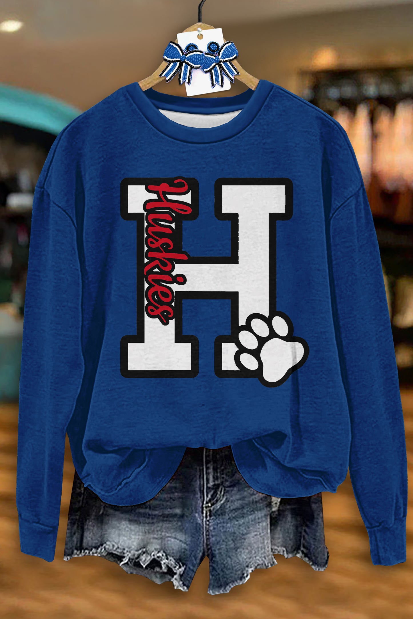 Classic UConn Huskies Game Day Sweatshirt