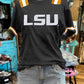 Cozy Gameday LSU Print Tee