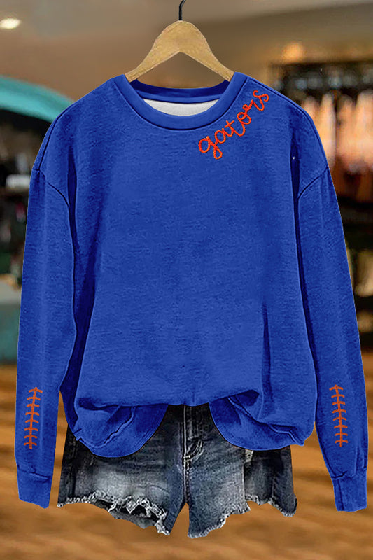 Classic Gameday Gators Print Sweatshirt