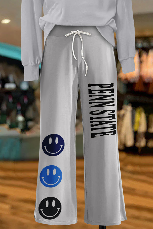 Gameday Penn State Print Wide Leg Pants