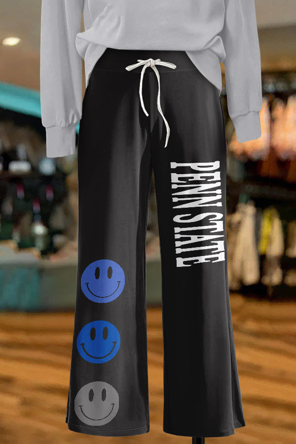 Gameday Penn State Print Wide Leg Pants