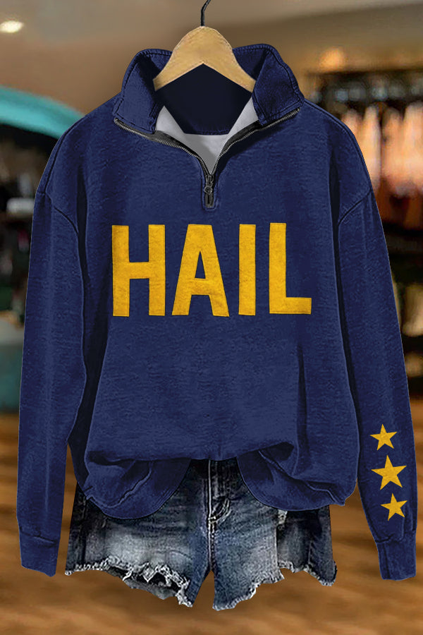 Gameday Michigan Print Sweatshirt