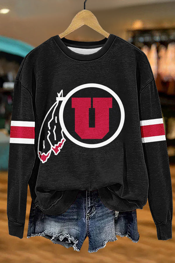 Gameday Utah Football Print Sweatshirt