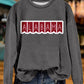 Cozy Gameday Alabama Print Sweatshirt