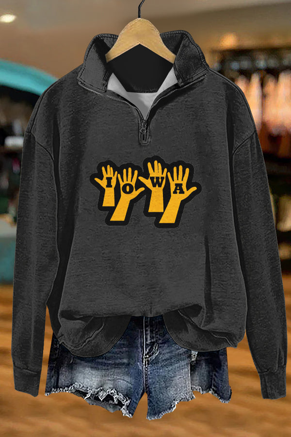 Classic Gameday Lowa Print Sweatshirt