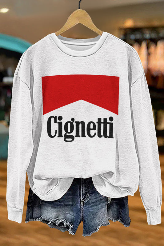 Gameday Football Coach Curt Cignetti Print Sweatshirt