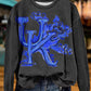 Cute Gameday Kentucky Wildcats Print Sweatshirt