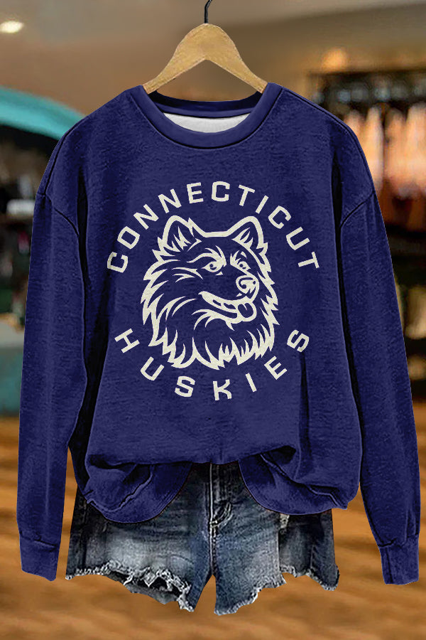 Gameday Connecticut Print Sweatshirt