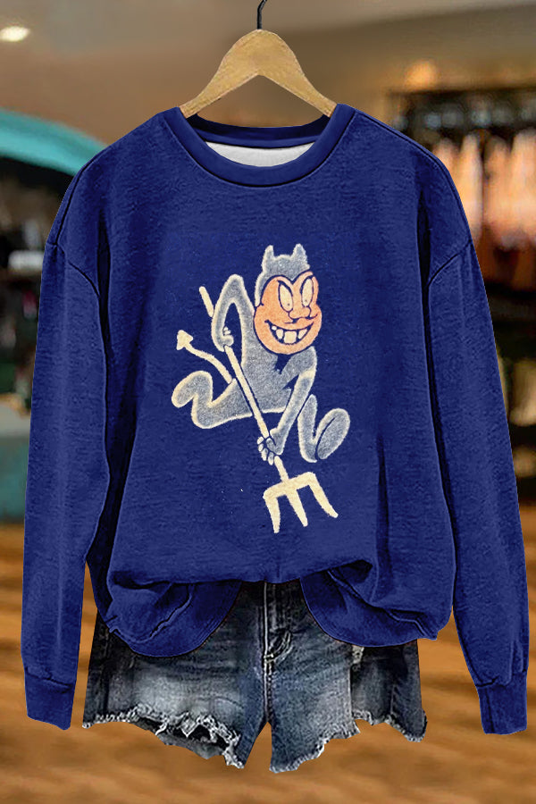 Cute Gameday Duke Blue Devils Print Sweatshirt