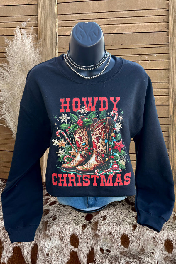 Howdy Christmas Sweatshirt