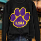 Casual Foot Print Sweatshirt