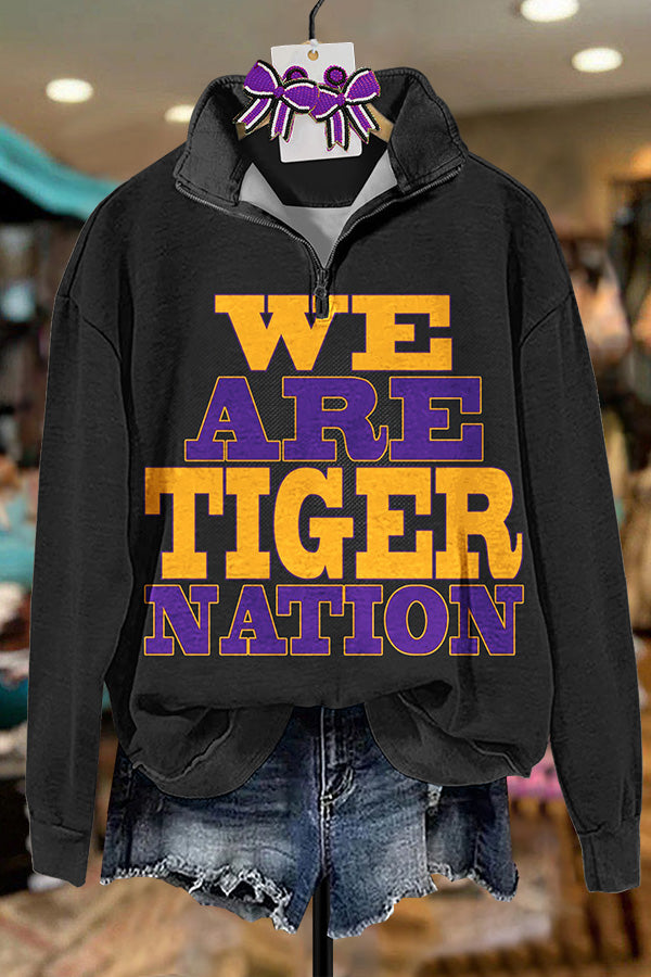 LSU We Are Tigers National Zip Sweatshirt