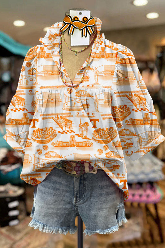 Classic Tennessee Print Top