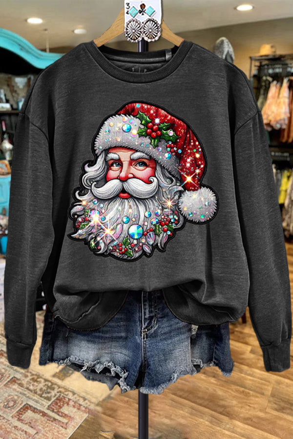 Classic Christmas Contrast Sweatshirt