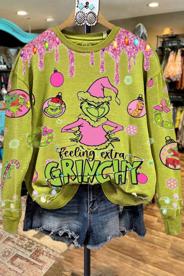 Classic Contrast Grinch Sweatshirt