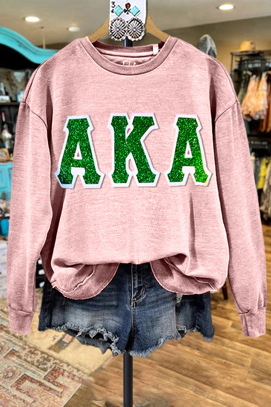 Classic Alpha Kappa Alpha Colorblock Sweatshirt