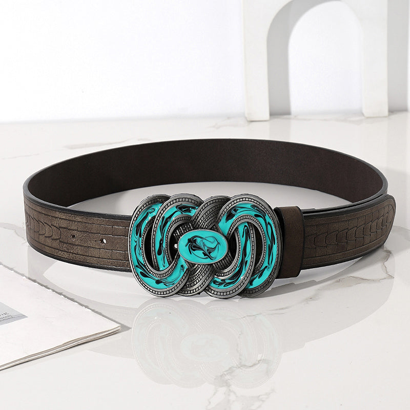 Retro Twist Decorative Belt